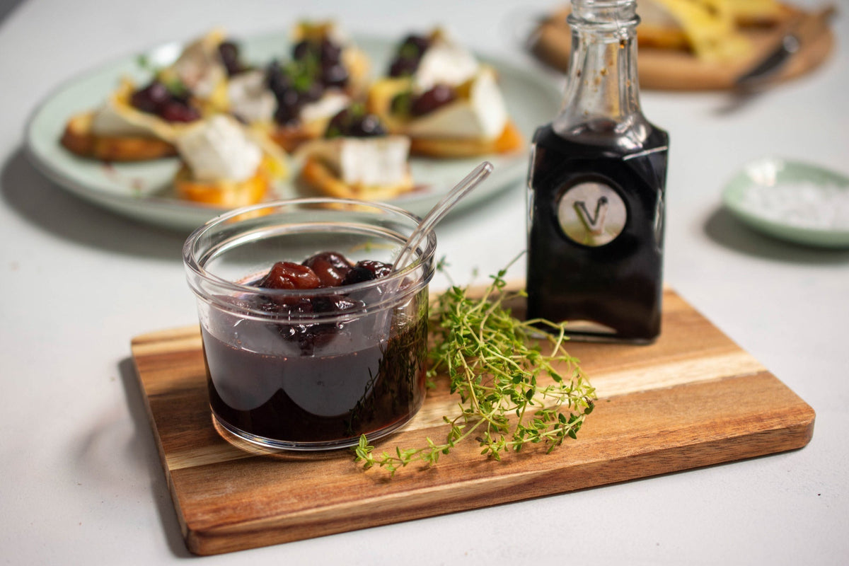 Grilled Balsamic Cherries