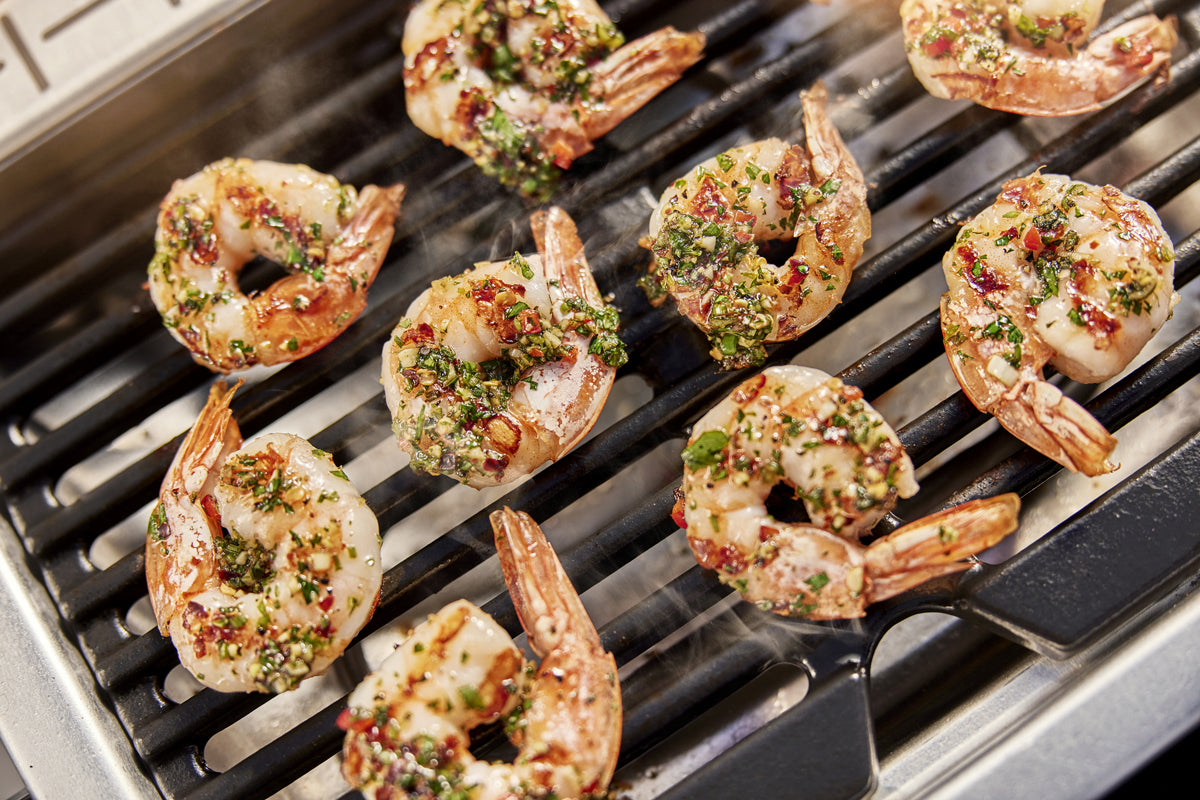 Prawns With Chimichurri Sauce