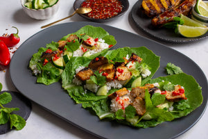 Vietnamese Pork Chop Lettuce Cup