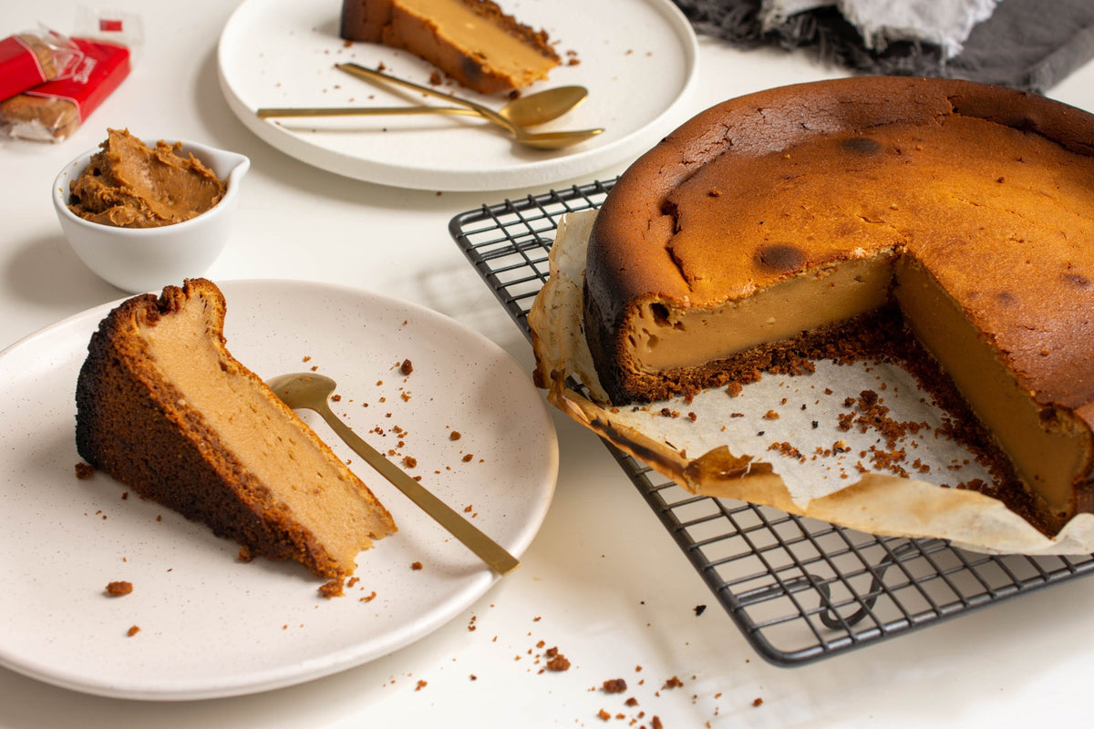 Biscoff Basque Cheesecake