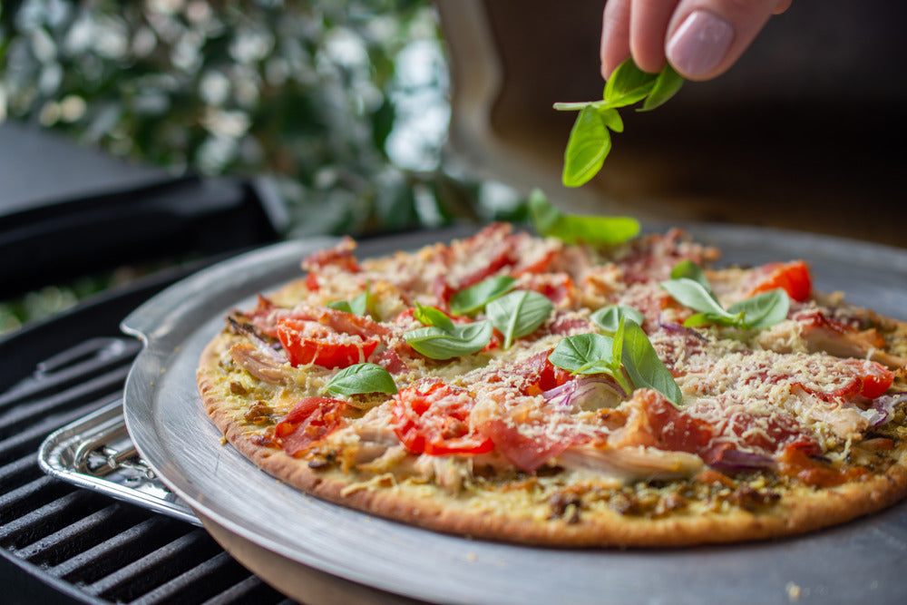 Chicken And Pesto Pizza