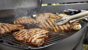 Direct Cooking On Weber Q Header