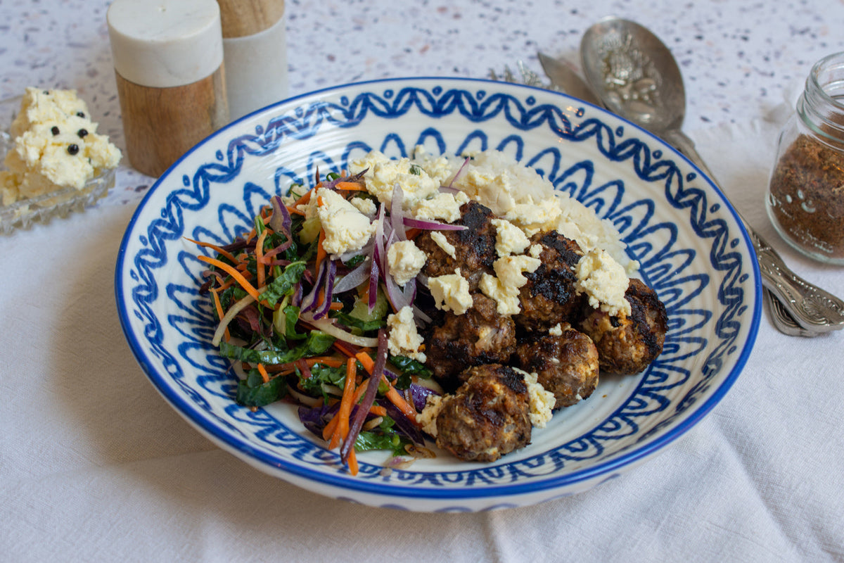 Easy Greek Lamb Meatballs