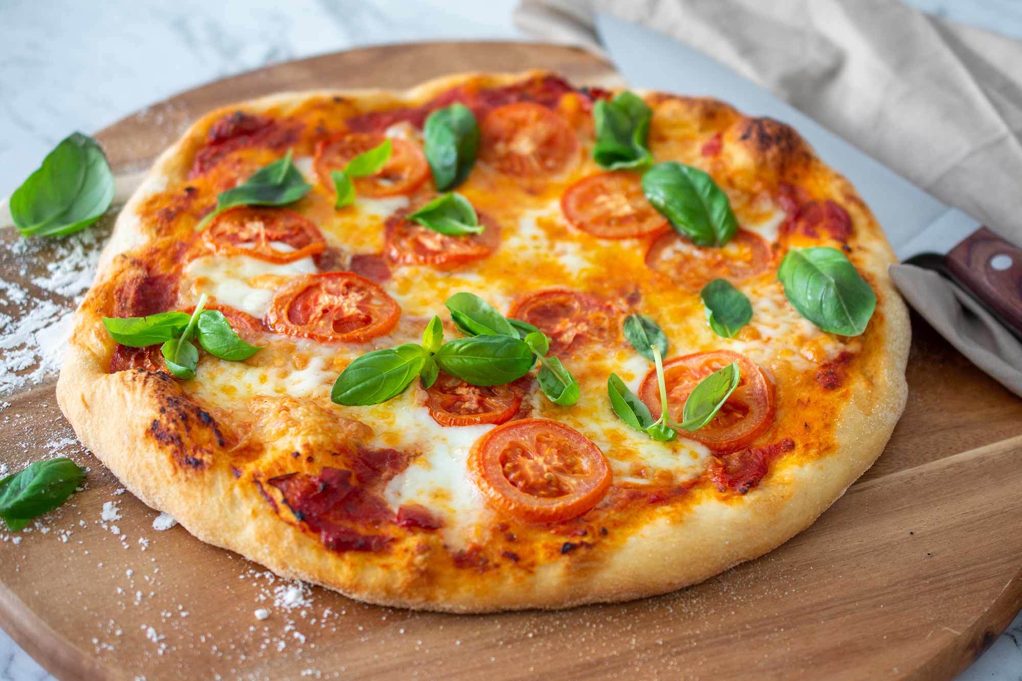 Fire Roasted Margarita Pizza