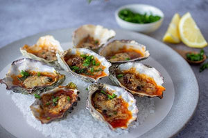Parmesan And Chilli Butter Oysters