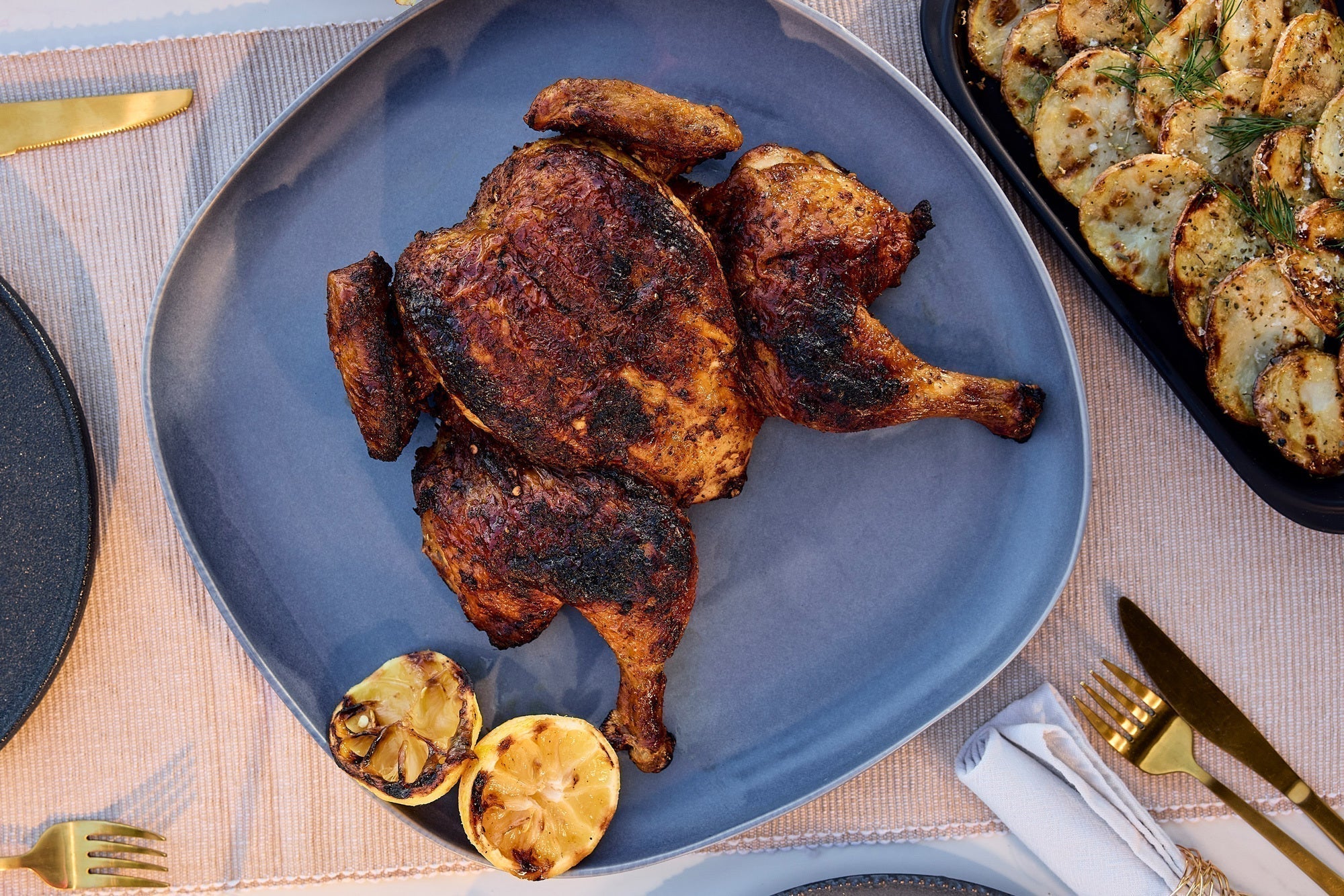 Peri Peri Chicken With Lemony Oregano Potatoes