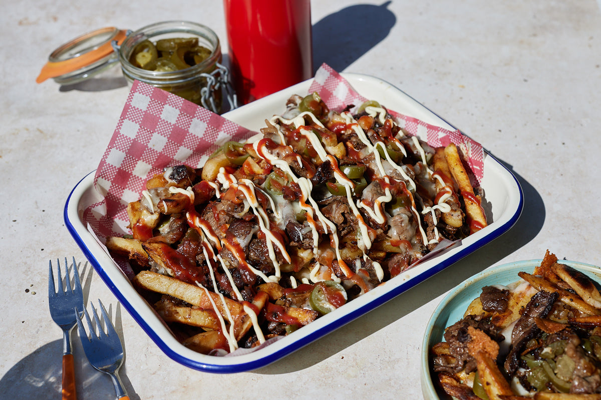 Philly Cheese Loaded Fries