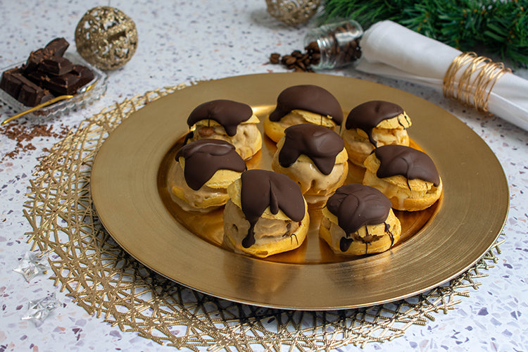 Profiterole Ice Cream Bombs