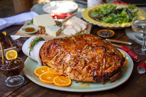 Gin And Orange Glazed Ham