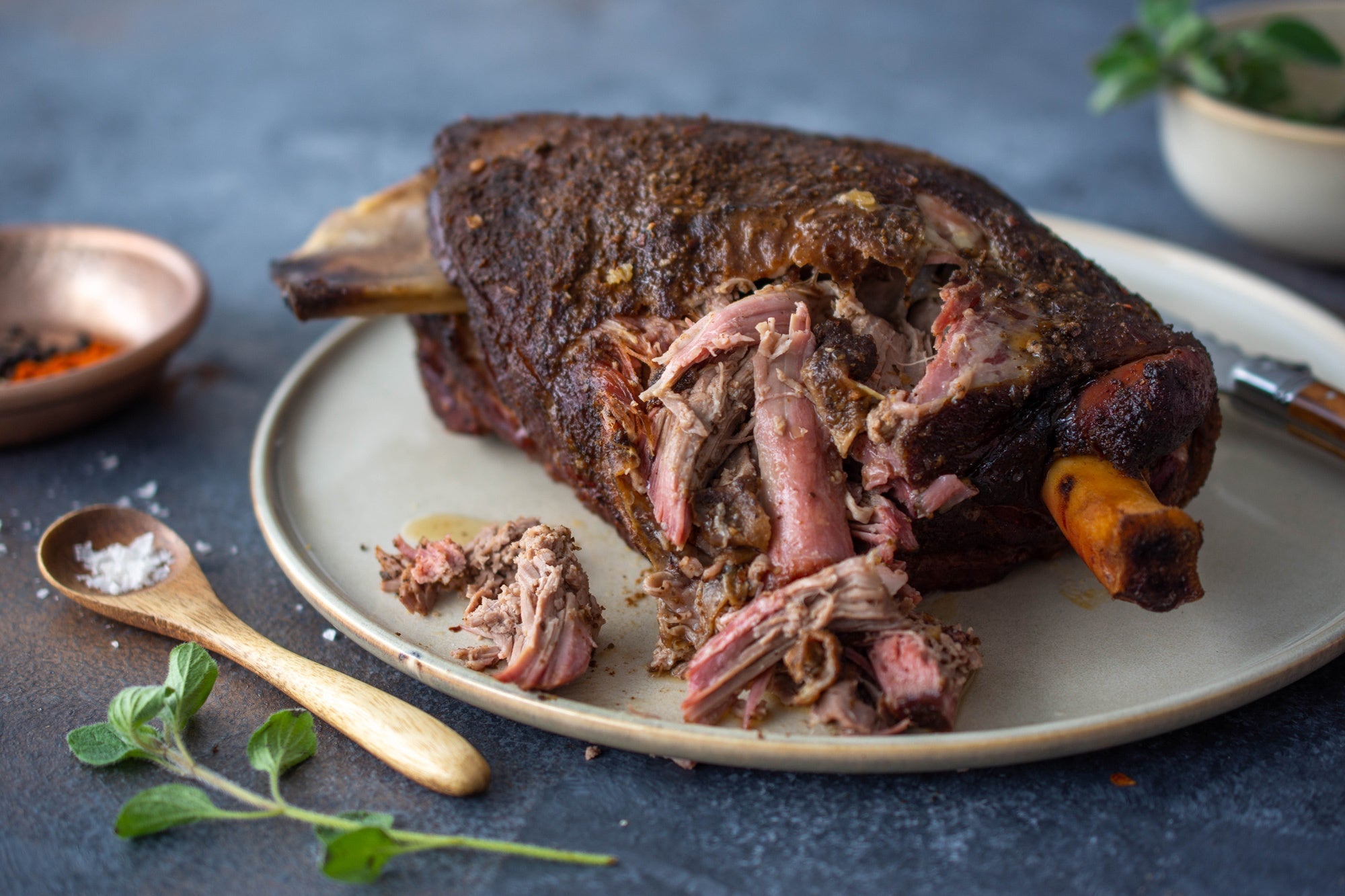 Smoked Lamb Shoulder