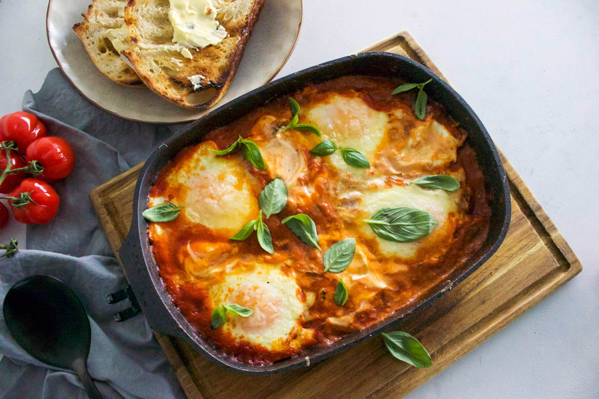 Baked Eggs With Ricotta