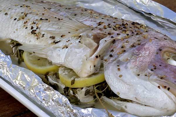 Baked Snapper