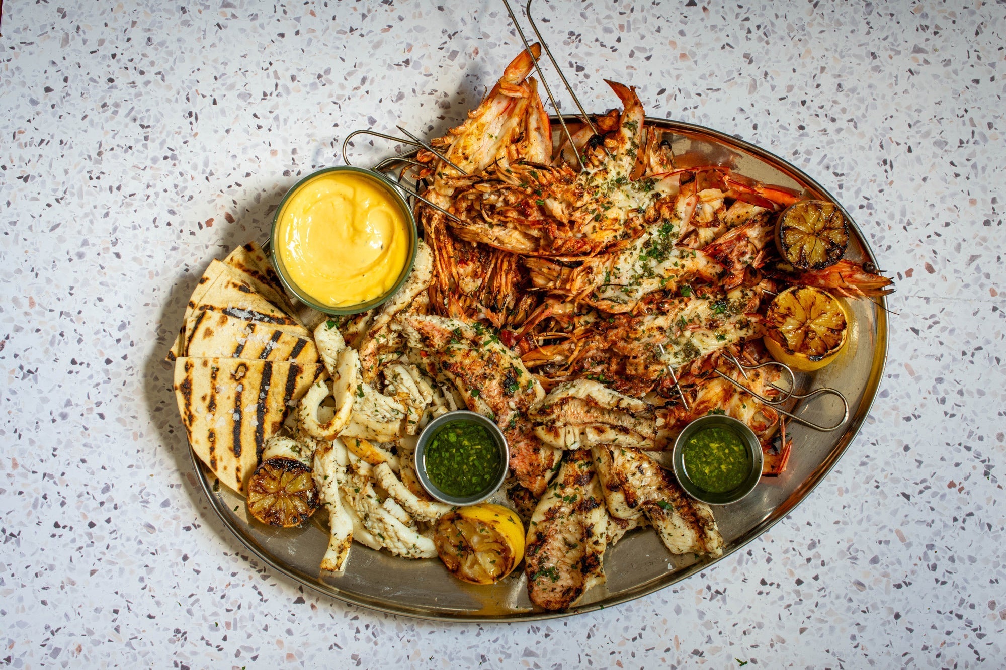 Barbecued Seafood Feast
