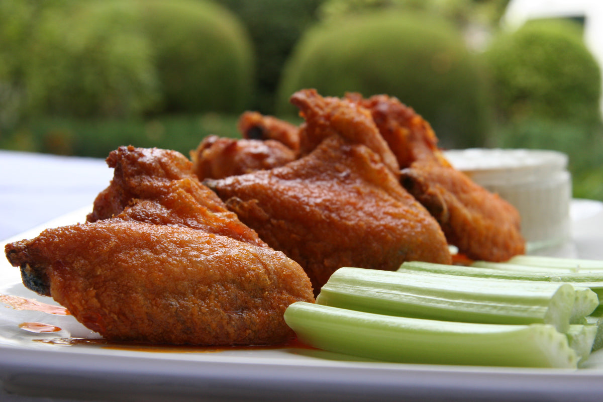 Buffalo Wings With Blue Cheese Sauce