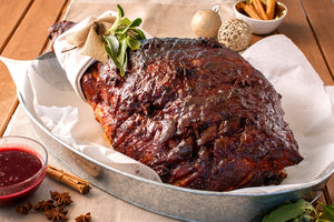 Carving A Christmas Ham