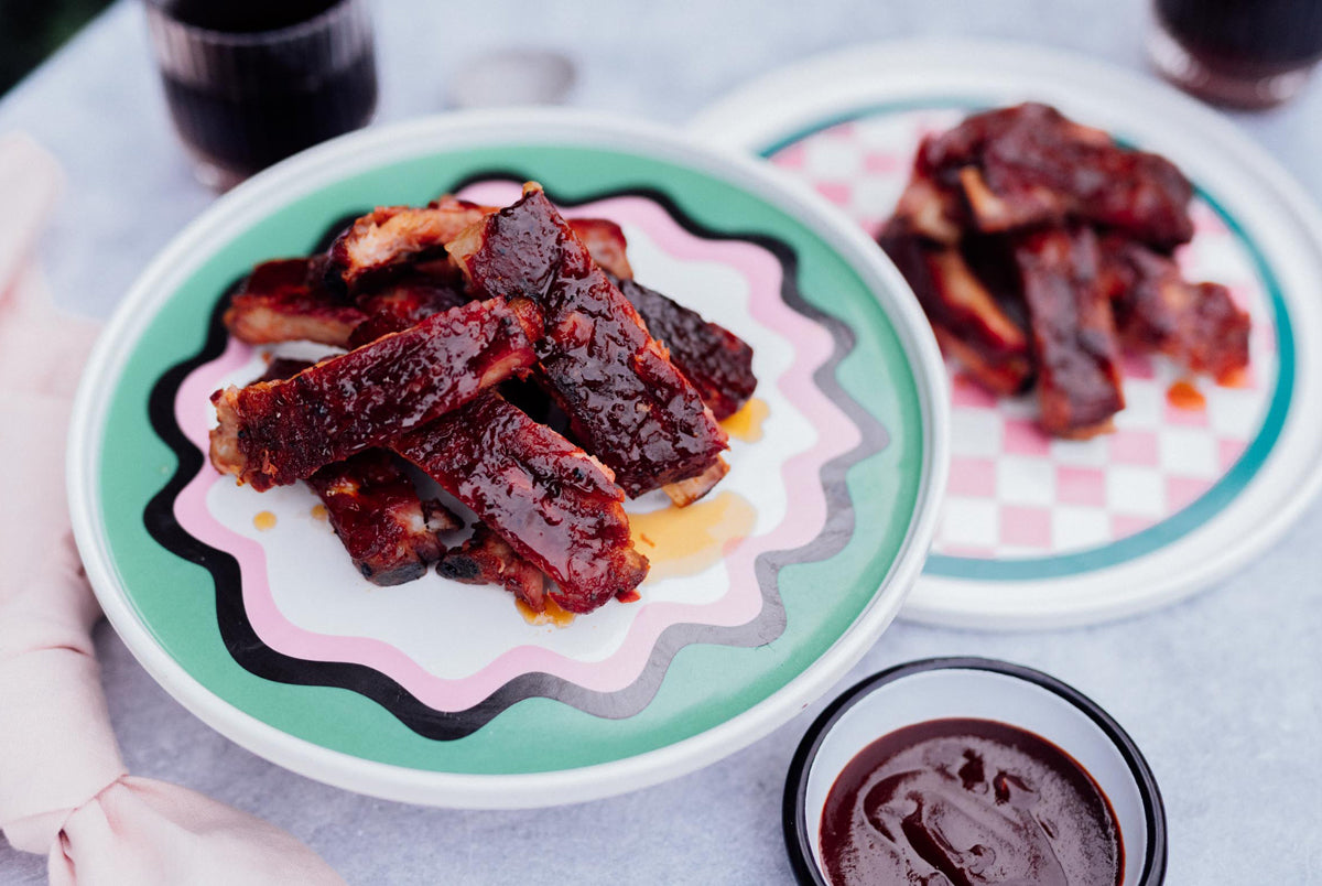 Classic Saucy Weber Q Pork Ribs