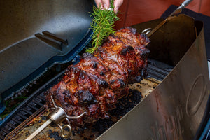 Herb Basted Rotisserie Lamb