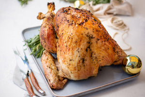 Herb Rubbed Brined Turkey