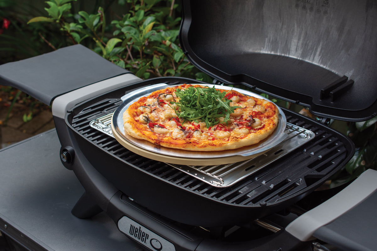 Indirect Pizza Baking On A Weber Q