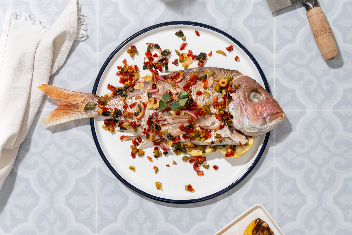 Mediterranian Baked Fish