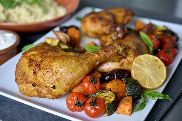 Morroccan Roast Chichen And Vegetable