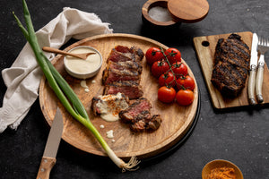 Porterhouse Steaks With Mustard Whip 1