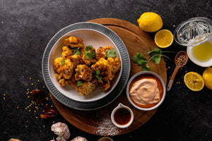Roasted Cauliflower Bites With Harissa Yoghurt 2