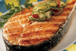 Salmon With Thai Cucumber Relish