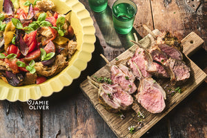 Thyme Crusted Rack Of Lamb Jamie Oliver