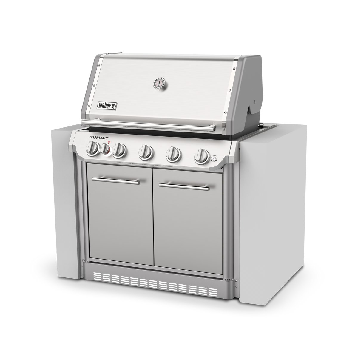 Summit® SB38 5-Burner Built-In Gas Barbecue Stainless Steel (Natural Gas)