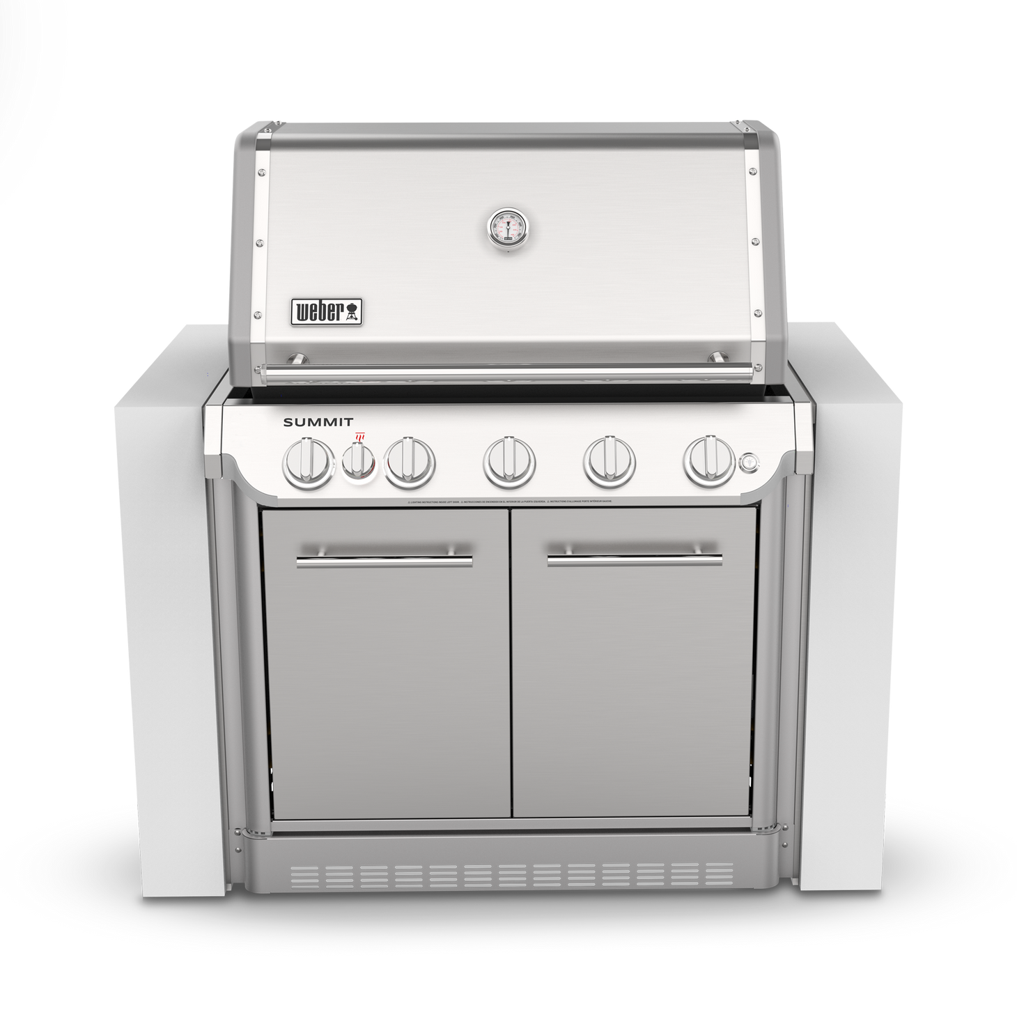 Summit® SB38 5-Burner Built-In Gas Barbecue Stainless Steel (Natural Gas)