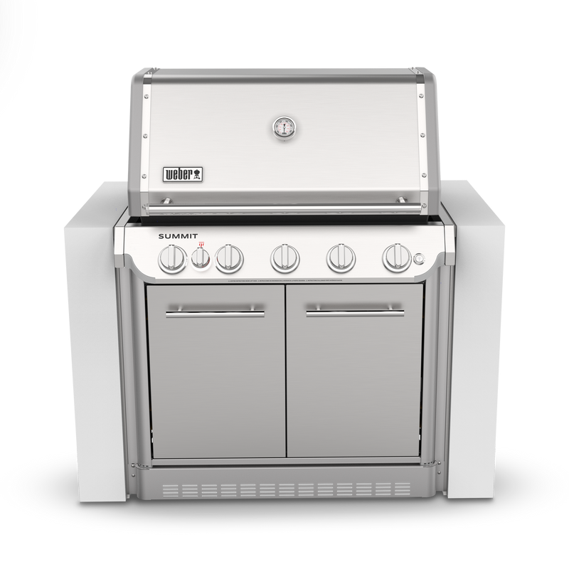 Summit® SB38 5-Burner Built-In Gas Barbecue Stainless Steel (LPG)