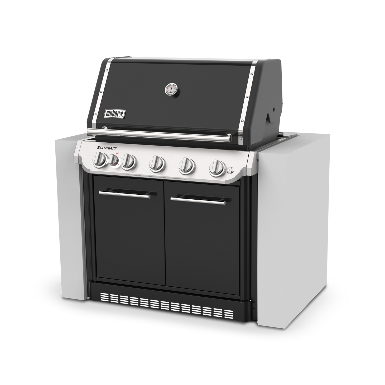 Summit® SB38 5-Burner Built-In Gas Barbecue Black (LPG)