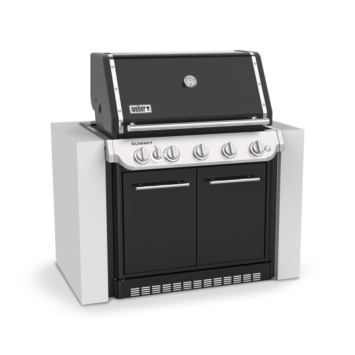 Summit® SB38 5-Burner Built-In Gas Barbecue Black (LPG)