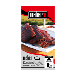 Weber® Q®/Family Q® (G3) Smoker Box and Trivet - Set of 2