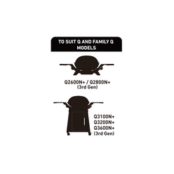 Weber® Q®/Family Q® (G3) Smoker Box and Trivet - Set of 2