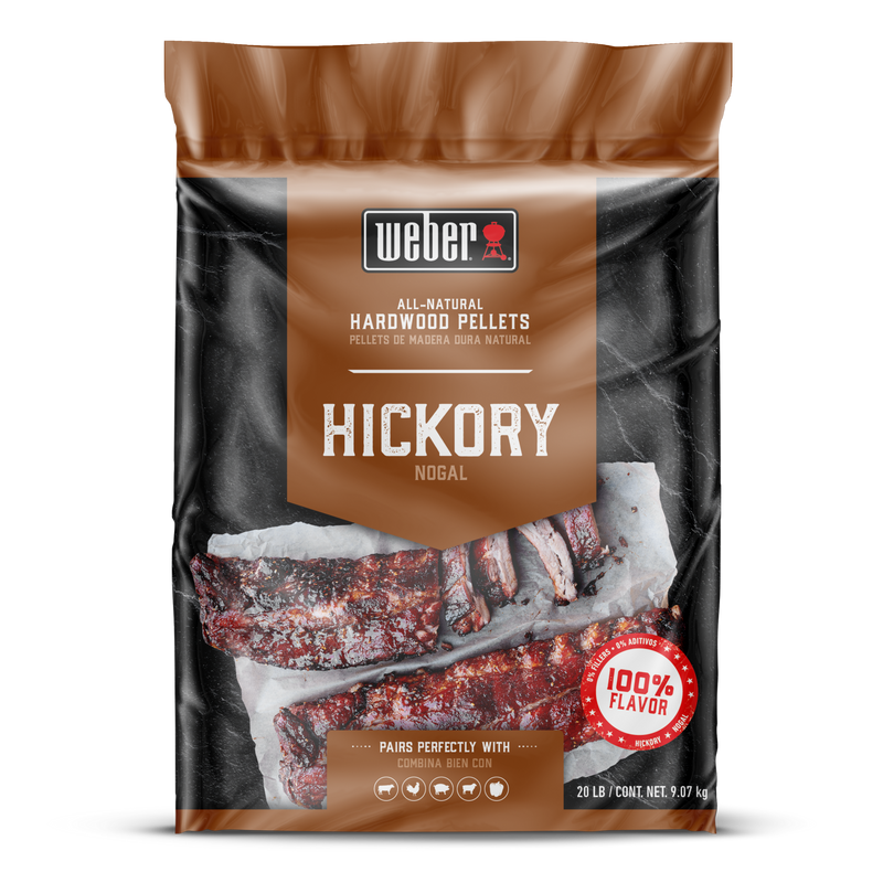 Hickory All-Natural Hardwood Pellets 9kg