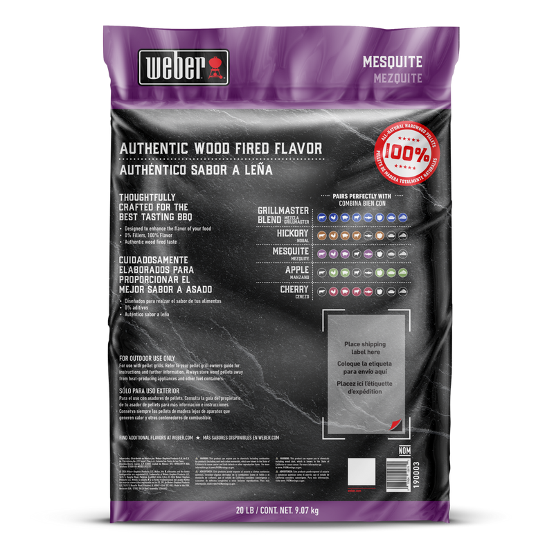 Mesquite All-Natural Hardwood Pellets 9kg