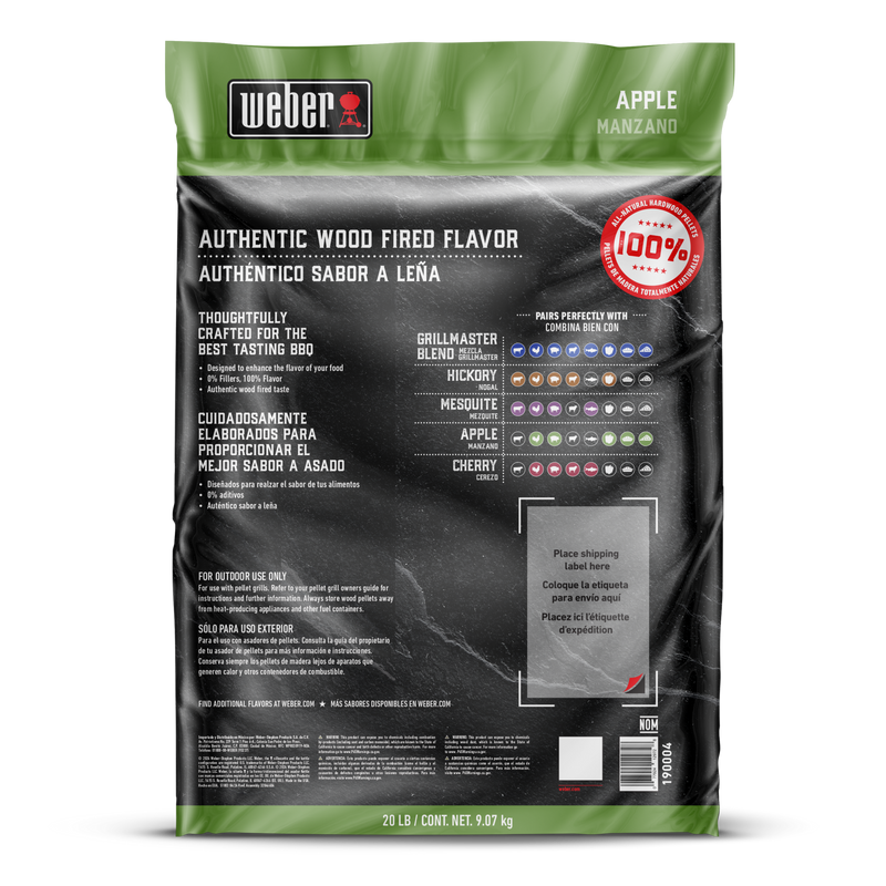 Apple All-Natural Hardwood Pellets 9kg