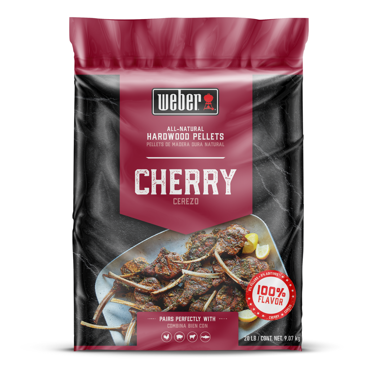 Cherry All-Natural Hardwood Pellets 9kg