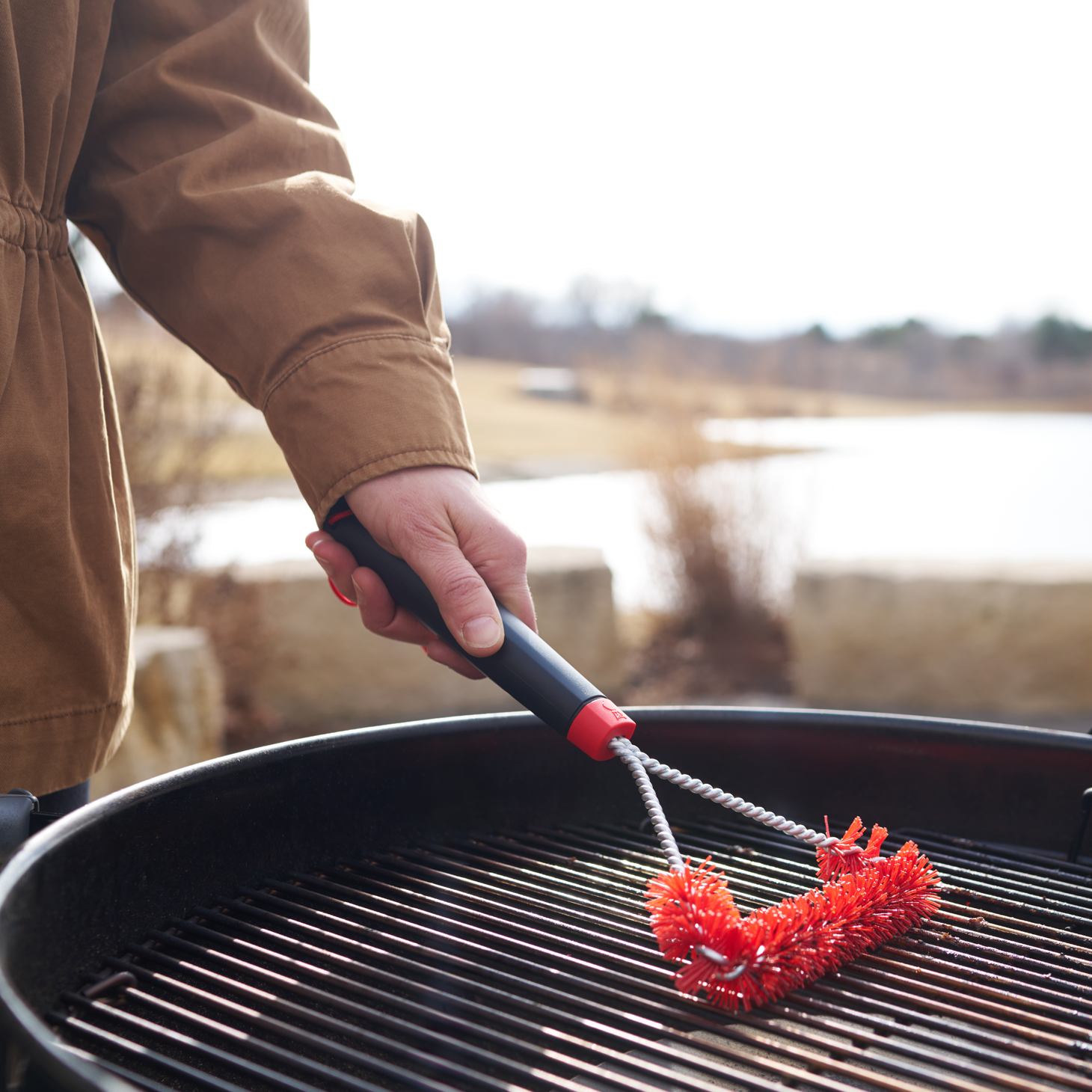 Cold Cleaning Grill Brush - Small