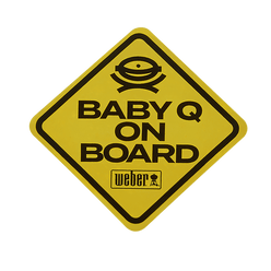Limited Edition Weber "Baby Q on Board" Car Decal