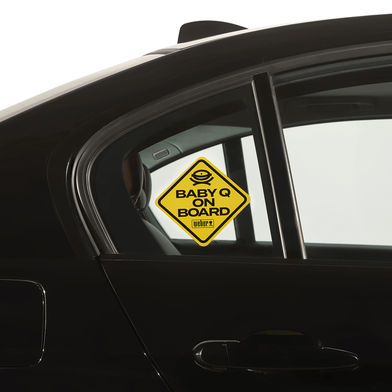 Limited Edition Weber "Baby Q on Board" Car Decal