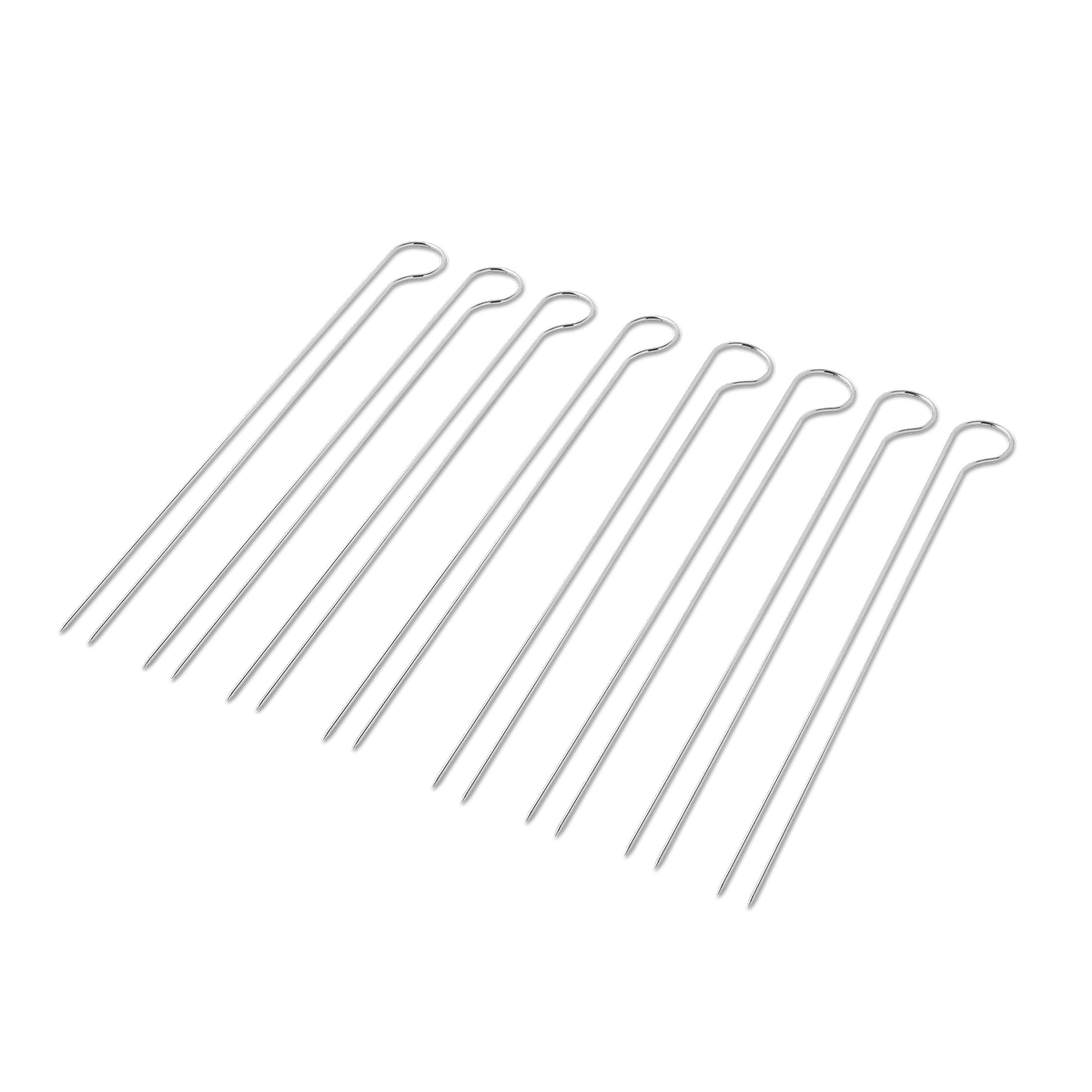 Grill Skewers Set Dual-Pronged - Set of 8