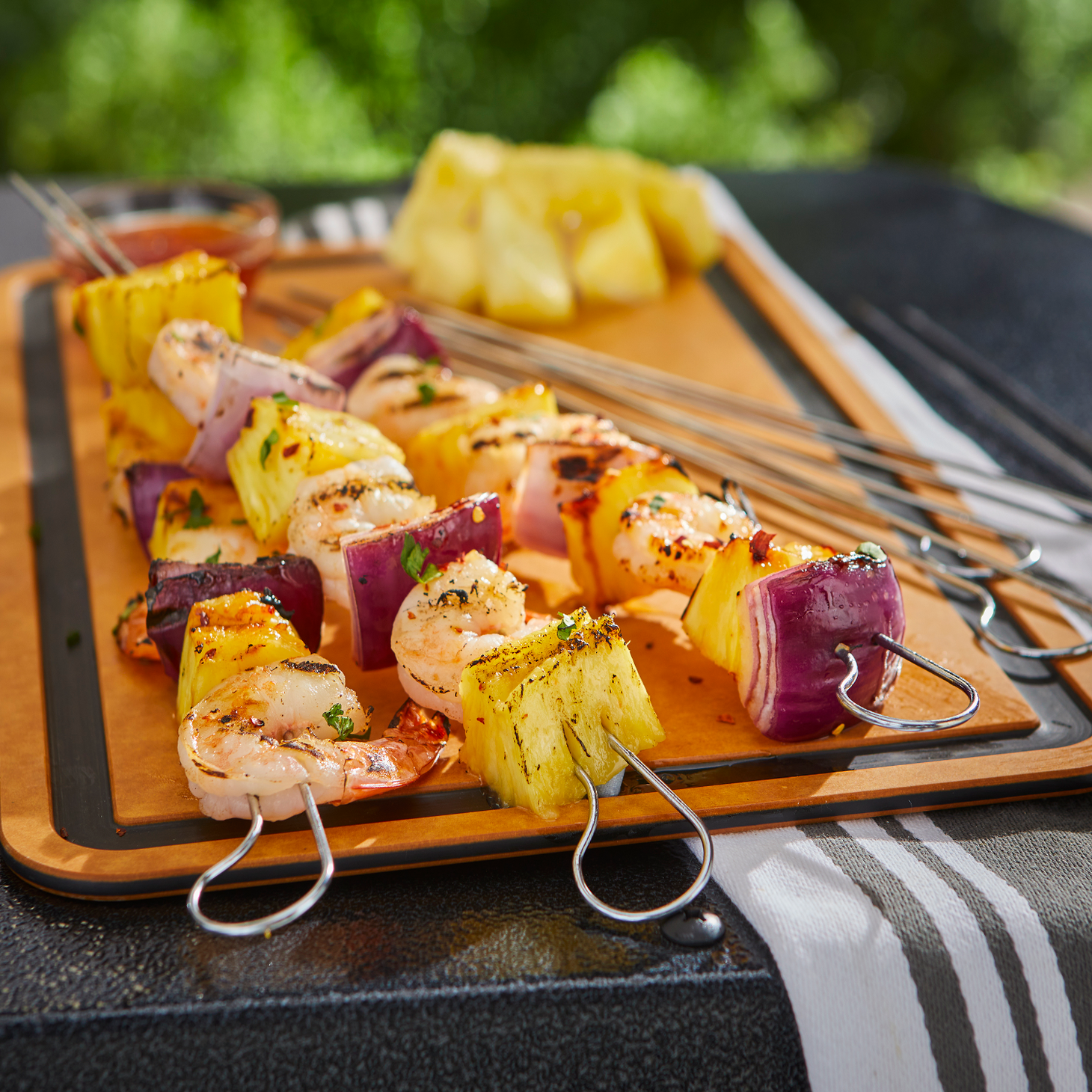 Grill Skewers Set Dual-Pronged - Set of 8