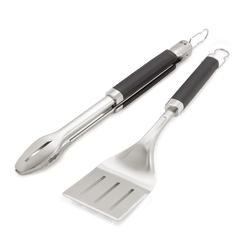 Precision BBQ Grill Tongs & Spatula Set - 2 Piece