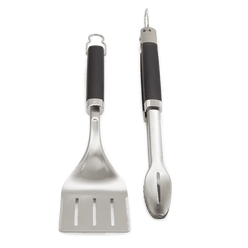Precision BBQ Grill Tongs & Spatula Set - 2 Piece