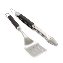 Precision BBQ Grill Tongs & Spatula Set - 2 Piece
