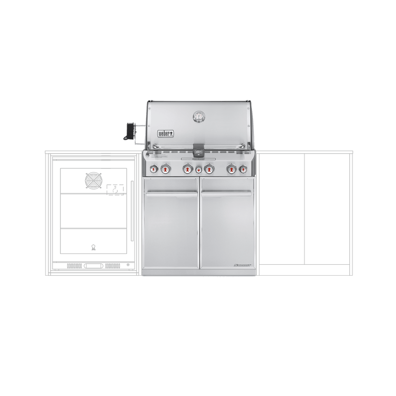 Summit® S-460 4-Burner Built-In Gas Barbecue (Natural Gas)