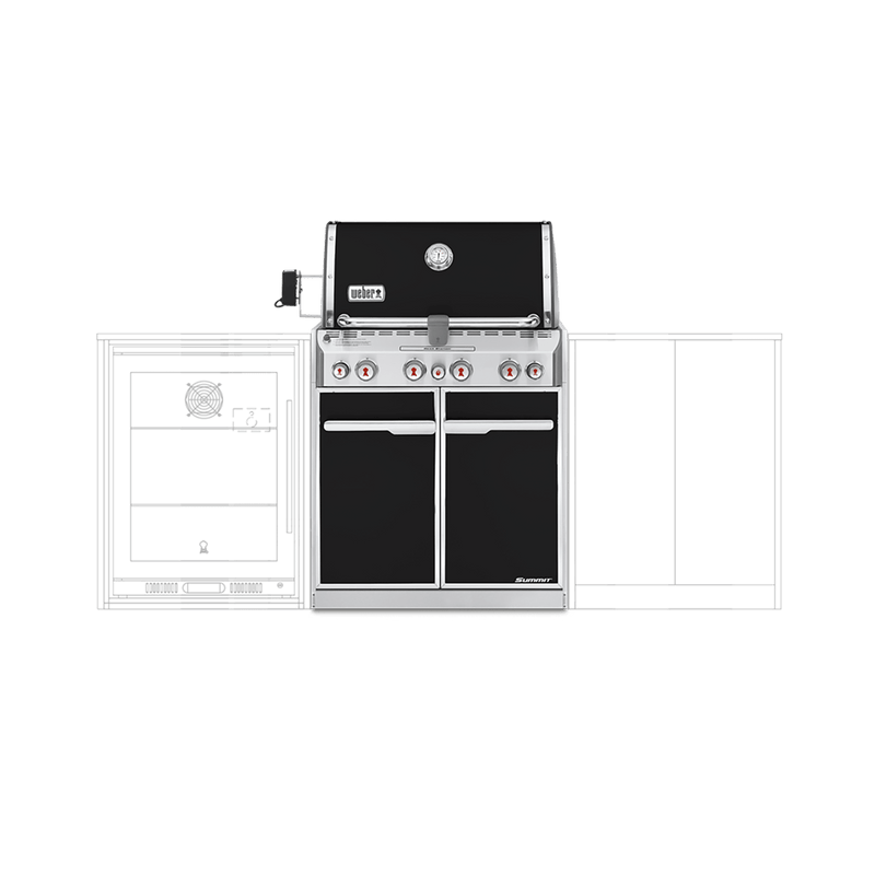 Summit® E-460 4-Burner Built-In Gas Barbecue (Natural Gas)